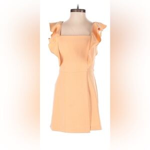 BCBGeneration Apricot Ruffle skort romper